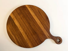 Load image into Gallery viewer, Large Round Charcuterie Board, Walnut