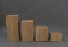 Load image into Gallery viewer, White Oak Pedestals - Various Heights
