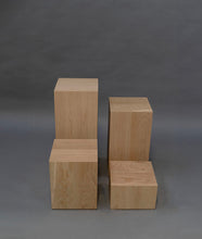 Load image into Gallery viewer, White Oak Pedestals - Various Heights
