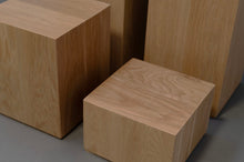 Load image into Gallery viewer, White Oak Pedestals - Various Heights
