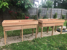 Load image into Gallery viewer, Raised cedar garden bed
